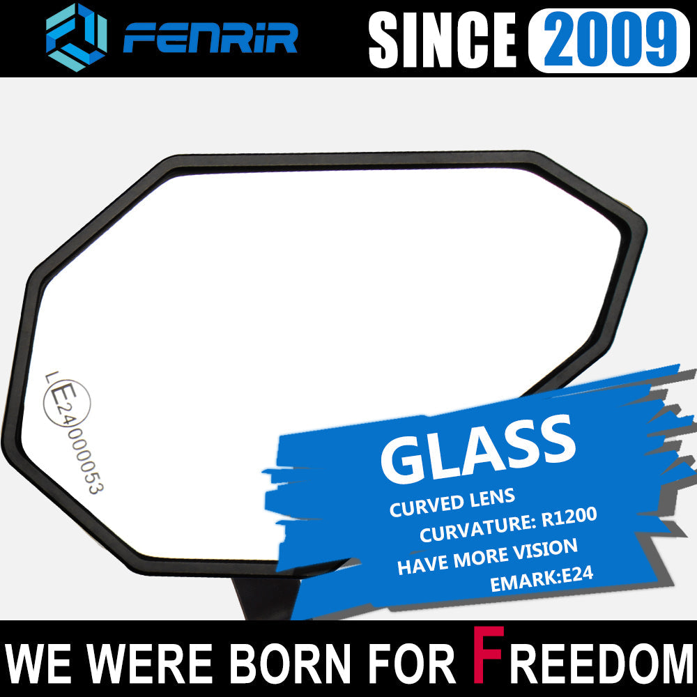 FENRIR EMARK Motorcycle Handlebar Bar End Mirrors For Yamaha XSR125 XSR155 MT09(2021-2026) MT15 Nmax155 Xmax(2017-2026)