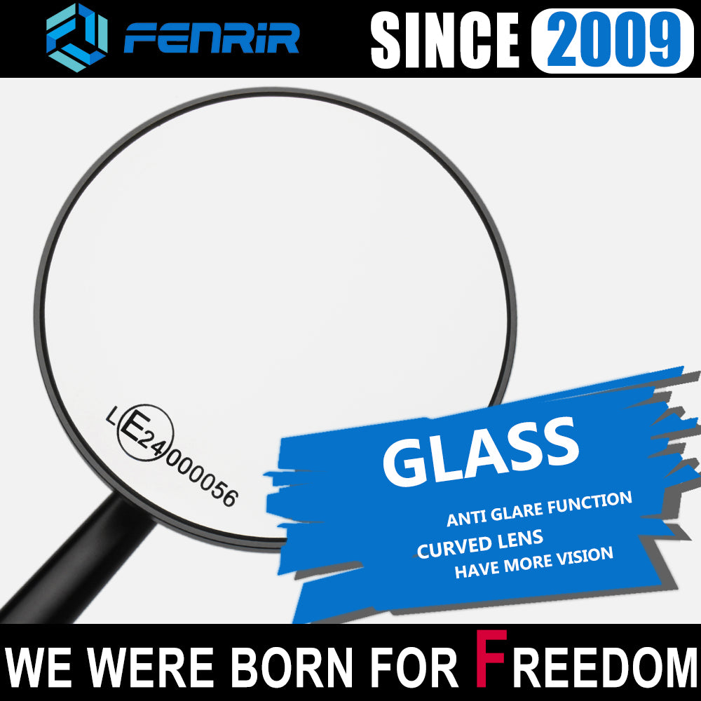 FENRIR Emark Motorrad-Seitenspiegel für Z900RS Vulcan S Z650RS ER6N Z125 Z250 Z400 Z650 Z750 Z800 Z900 Z1000 Z1100 ZH2 Vulcan2000 Vulcan900 Vulcan1500 Vulcan1600 Vulcan1700 Voyager Vaquero ZR7 ZRX1200 ZRX1100 Zephyr