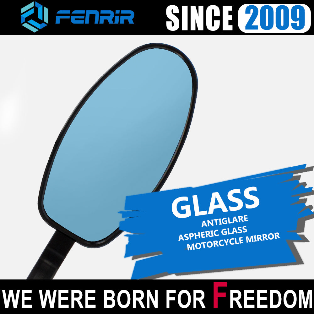 FENRIR กระจกปลายแฮนด์มอเตอร์ไซค์สำหรับแฮนด์บาร์ขนาด 1"INCH 25MM