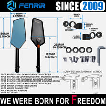 Load image into Gallery viewer, FENRIR Motorcycle Side Mirror for Monster1200/Monster1100/ Monster1000/Monster950/Monster937/Monster821/Monster797/Monster796/ Monster795/Monster750/Monster696/Monster695/Monster S2R/Monster S4R/Diavel/XDiavel/Streetfighter V4/Streetfighter V2