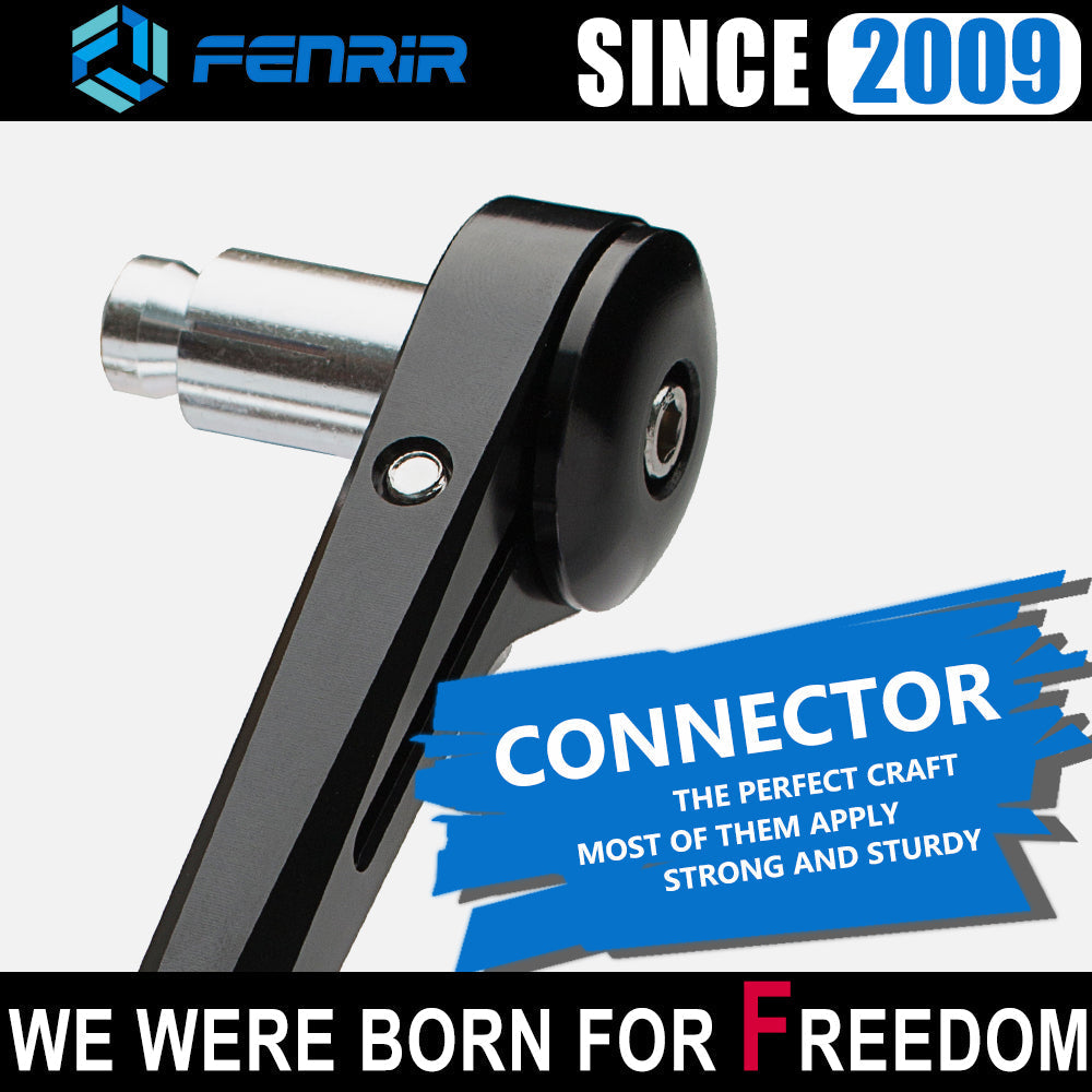 FENRIR EMARK CNC 알루미늄 합금 카페 레이서 블랙 오토바이 바 엔드 미러 슈퍼 스포츠에 대한 사이드 핸들 바 미러 네이키드 스트리트 바이크 크루저 스쿠터