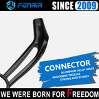 FENRIR Universal Motorcycle Side Mirror CNC Aluminum Alloy Anti-glare Curved Lens Big view Anti-vibration Street sports Cruise Adventure Scooter