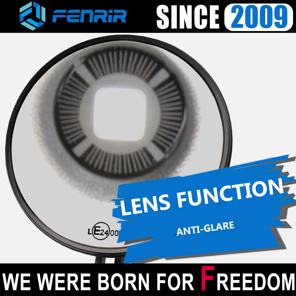 FENRIR EMARK 摩托車把手末端後照鏡，適用於 Husqvarna Svartpilen125 Svartpilen250 Svartpilen401 Svartpilen701 Svartpilen801 Vitpilen401 Vitpilen701 Vitpilen801