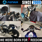 FENRIR Motorcycle Handlebar Bar End Mirrors For Kawasaki Z125 PRO Z250SL Z650 ESTRELLA250 NINJA250SL NINJA650