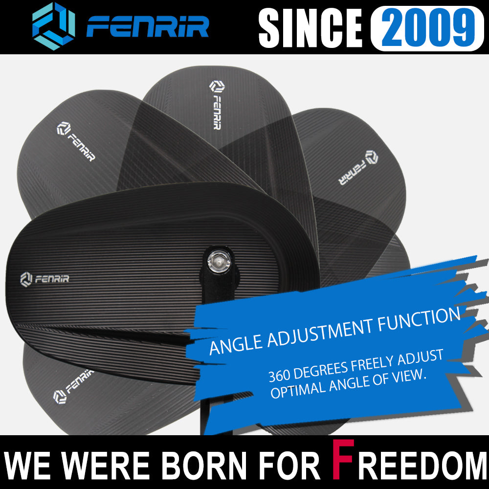 FENRIR Emark Motorcycle Handlebar Bar End Mirrors For MV Agusta Superveloce800 Brutale750 Brutale910 Brutale920 Brutale989 Brutale990 Brutale1000RR Brutale1078 Rush1000