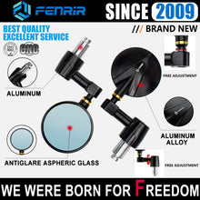 Load image into Gallery viewer, FENRIR Motorcycle Handlebar Bar End Mirrors For CB250F/CB250R/CB300F/CB300R/CB500F/CB500X/CB650F/CB650R/CBR125R/CBR150R/CBR250R/CBR300R/CBR400R/CBR500R/CBR650F/CBR650R/CT125/C125/C110/C50