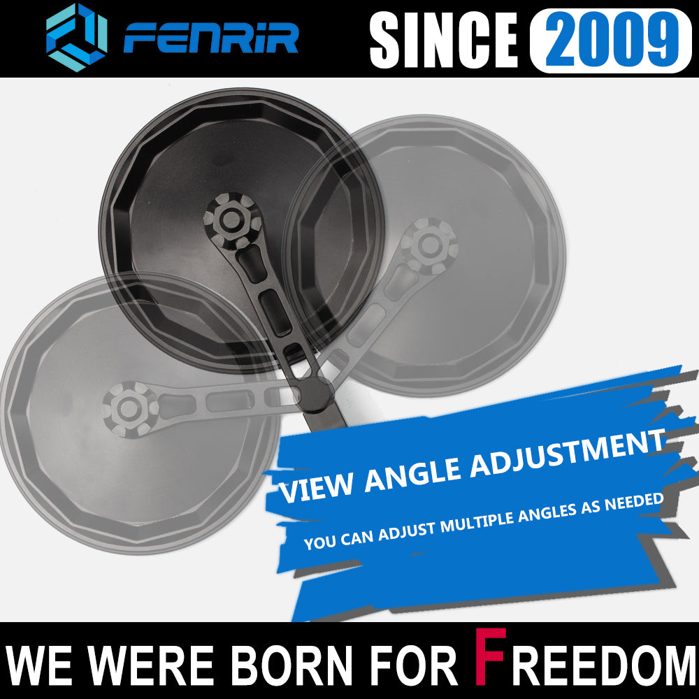 FENRIR Motorrad Lenkerendenspiegel für MT/XSR/FZ/Niken/TMAX/XMAX/SMAX/XJ6/VStar/XJ/XJR/Majesty/Road Star