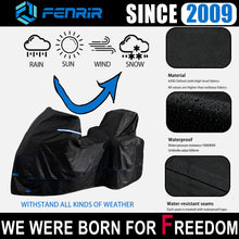 Load image into Gallery viewer, FENRIR Top Grade 420D 230CM/90&quot;INCH Motorcycle Cover Waterproof Outdoor Storage Luggage Box Design for Adventure Touring Sport Street (1BOX/2BOX/3BOX)