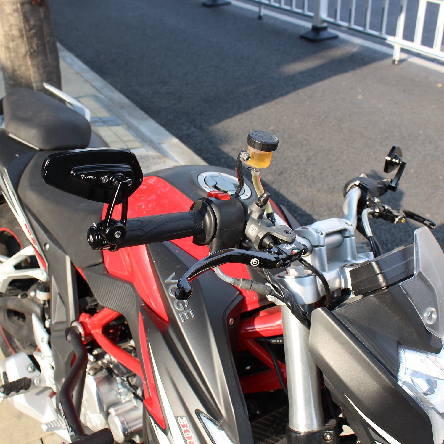 FENRIR バーエンドミラー Trident660/800 Scrambler1200/900 Street