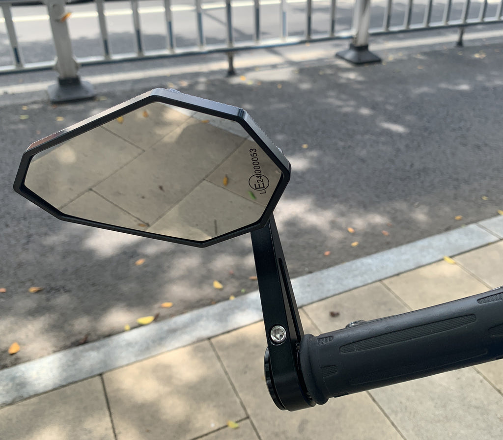 Espelho de extremidade da barra de motocicleta FENRIR EMARK para guidão de 1 pol. 25 mm