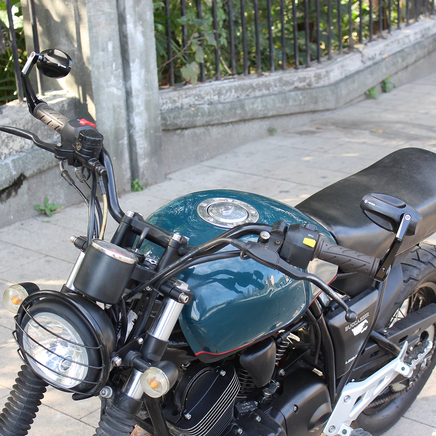 FENRIR Motosikal Bar End Mirror untuk Z1000 Z900 Z800 Z750 Z400 Z900RS Z650RS ZH2 Ninja1000 Ninja400 ZX6R ZX10R ZX25R ZX14R ER6N ER6F Vulcan S ZRX1200