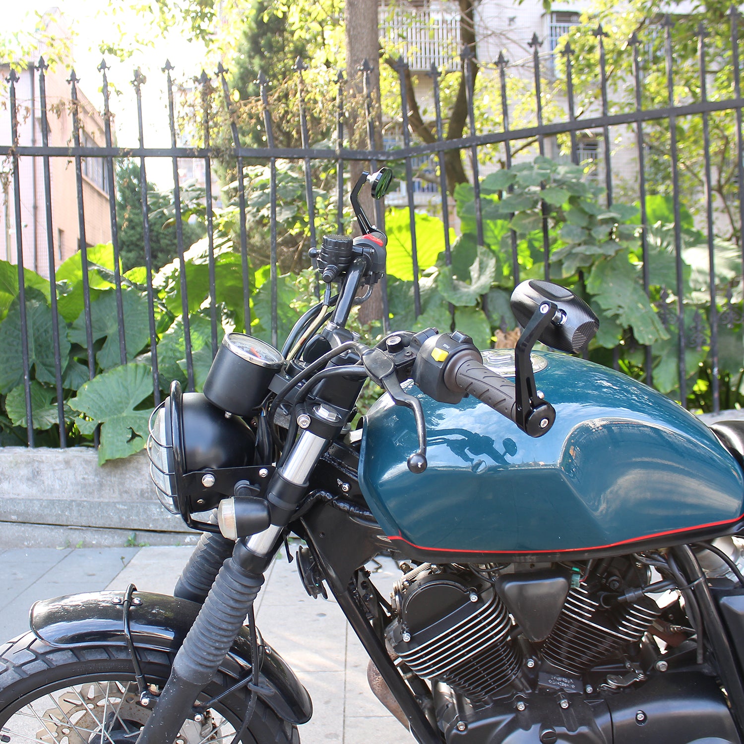 Торцевое зеркало FENRIR для мотоцикла Z1000 Z900 Z800 Z750 Z400 Z900RS Z650RS ZH2 Ninja1000 Ninja400 ZX6R ZX10R ZX25R ZX14R ER6N ER6F Vulcan S ZRX1200