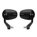 FENRIR Emark Motorcycle Handlebar Bar End Mirrors For Brixton Cromwell125/Cromwell250/Cromwell1200/Felsberg125/Felsberg250/Sunray125/Rayburn125/Brixton/Crossfire125/Crossfire500