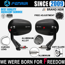 FENRIR Emark Motorcycle Bar End Mirror for 1