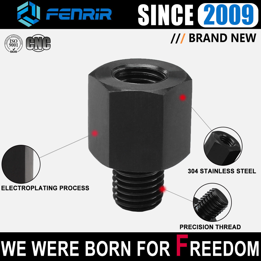 Motorcycle Mirror Extensions Riser Conversion Adapter