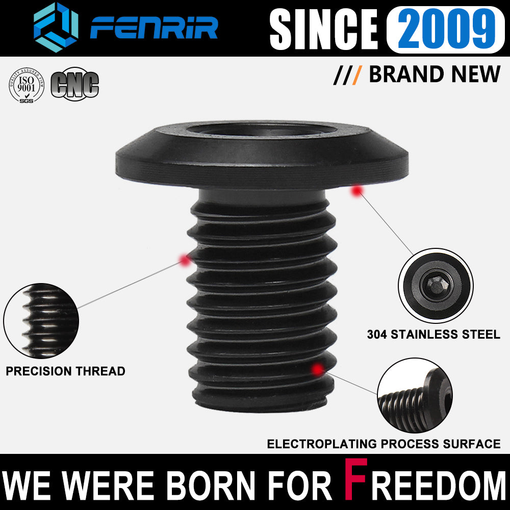 FENRIR Moottoripyörän peilin reikätulppa 304 ruostumatonta terästä M8:lle Monster937/950 Monster1200 Monster1100 Monster821 Monster797 Monster796 Monster696 Monster659 StreetfighterV4/V2/848/1098 XDiavel V4 Diavel V4